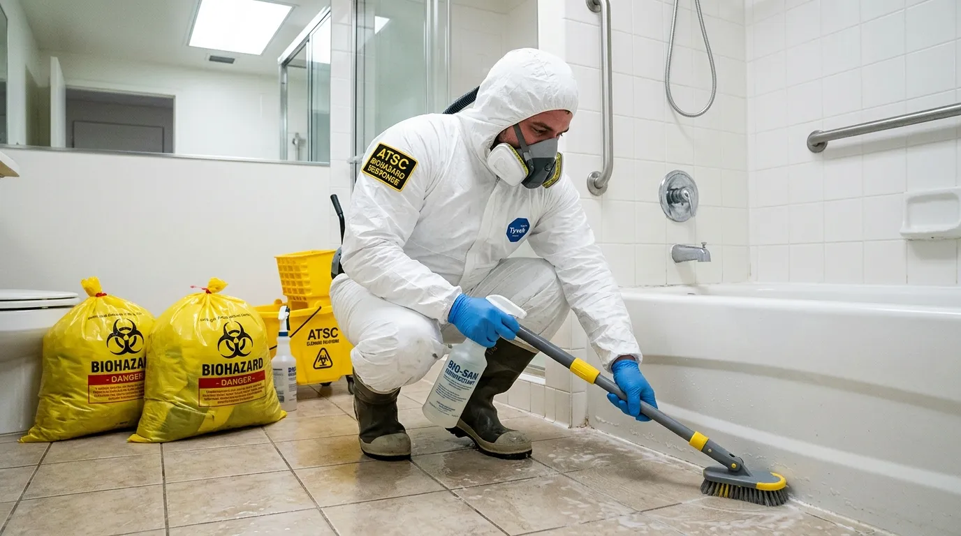 Decontamination equipment deployed for Blood Cleanup in New Ipswich